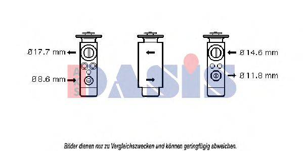 AKS DASIS 840560N Розширювальний клапан, кондиціонер