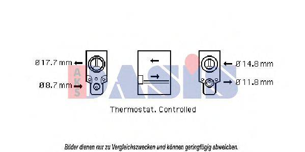 AKS DASIS 840590N Розширювальний клапан, кондиціонер