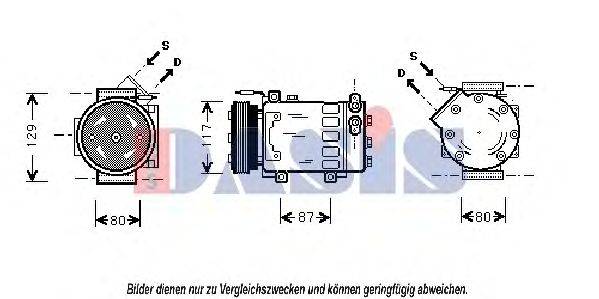 AKS DASIS 850904N Компресор, кондиціонер