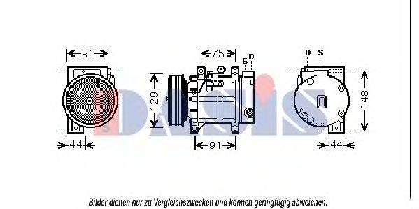 AKS DASIS 851632N Компресор, кондиціонер