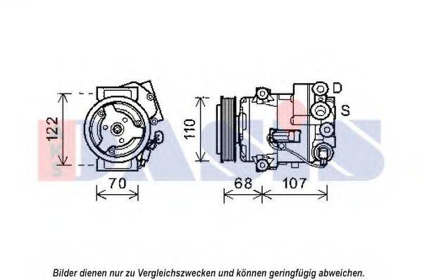 AKS DASIS 852602N Компресор, кондиціонер