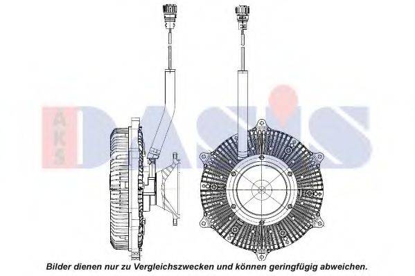 AKS DASIS 138087N Зчеплення, вентилятор радіатора