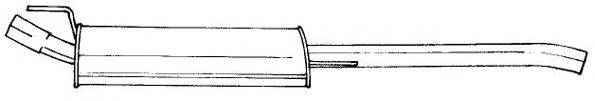 AKS DASIS SG60652 Глушник вихлопних газів кінцевий