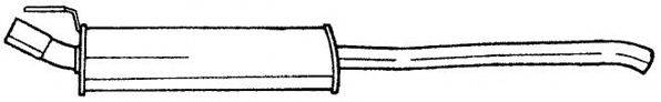 AKS DASIS SG60627 Глушник вихлопних газів кінцевий