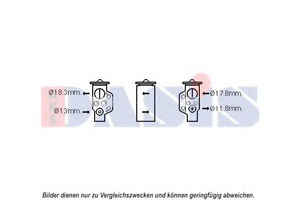 AKS DASIS 840257N Розширювальний клапан, кондиціонер