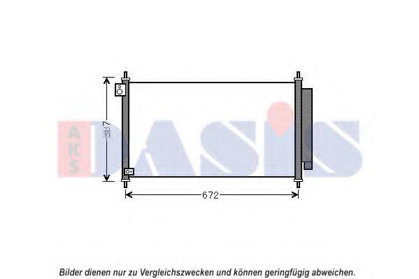 AKS DASIS 102035N Конденсатор, кондиціонер