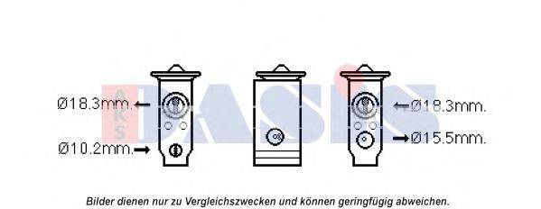 AKS DASIS 840270N Розширювальний клапан, кондиціонер