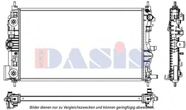 AKS DASIS 520137N Радіатор, охолодження двигуна