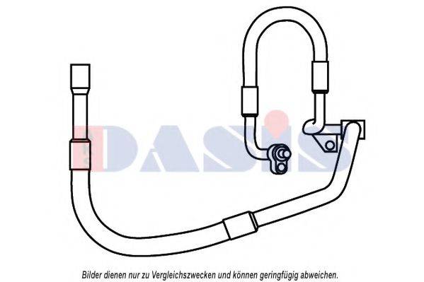 AKS DASIS 885837N Трубопровід високого тиску, кондиціонер