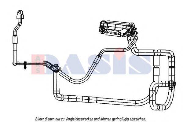 AKS DASIS 885875N Трубопровід високого/низкого тиску, кондиціонер