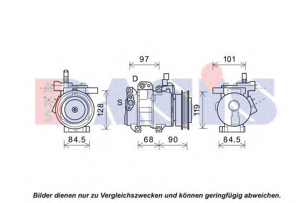 AKS DASIS 852837N Компресор, кондиціонер