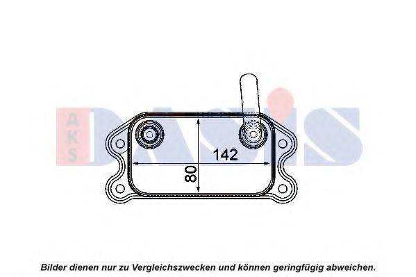 AKS DASIS 226011N масляний радіатор, моторне масло