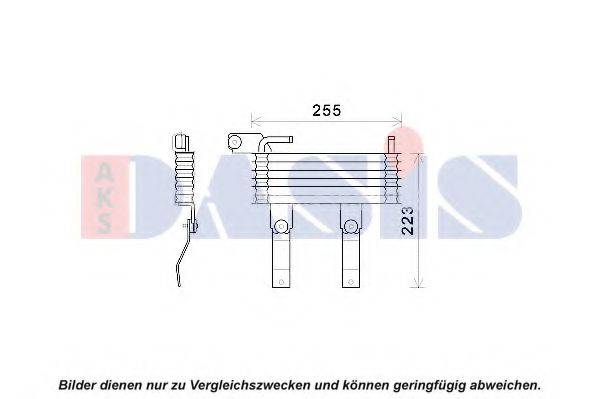 AKS DASIS 516017N масляний радіатор, моторне масло