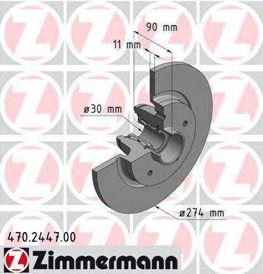 ZIMMERMANN 470244700 гальмівний диск