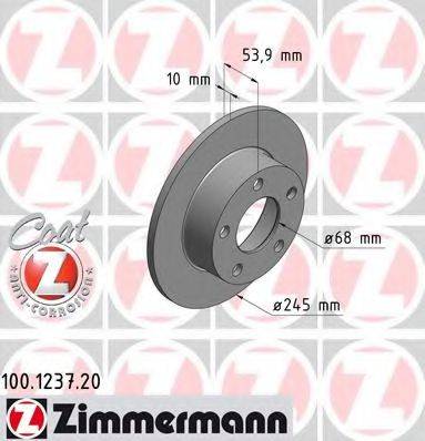 ZIMMERMANN 100123720 гальмівний диск