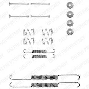 DELPHI LY1001 Комплектуючі, гальмівна колодка