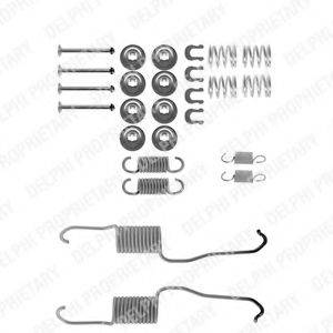 DELPHI LY1184 Комплектуючі, гальмівна колодка