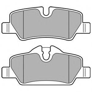 DELPHI LP2762 Комплект гальмівних колодок, дискове гальмо