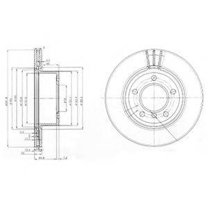 DELPHI BG3900 гальмівний диск