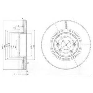 DELPHI BG9016 гальмівний диск