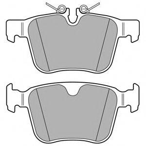 DELPHI LP3167 Комплект гальмівних колодок, дискове гальмо