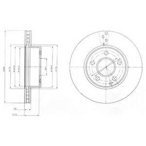 DELPHI BG4227C гальмівний диск