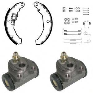 DELPHI KP734 Комплект гальмівних колодок