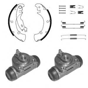 DELPHI 1074 Комплект гальмівних колодок