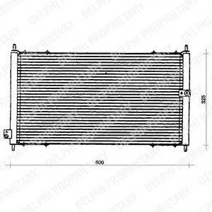 DELPHI TSP0225031 Конденсатор, кондиціонер
