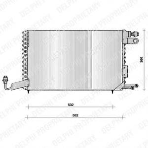 DELPHI TSP0225101 Конденсатор, кондиціонер