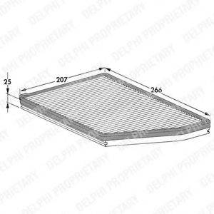 DELPHI TSP0325053 Фільтр, повітря у внутрішньому просторі