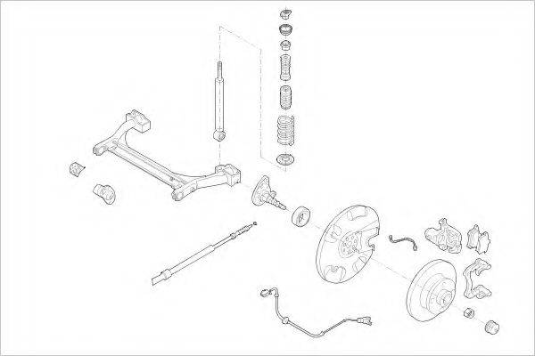 DELPHI VW05276R Підвіска колеса