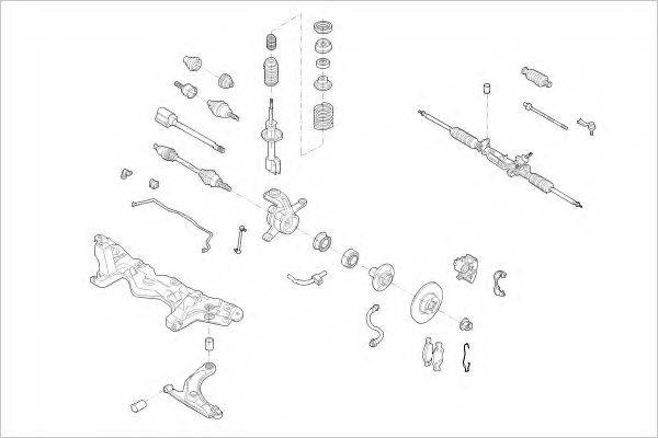 DELPHI FORD05736F Підвіска колеса