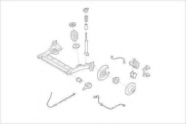 DELPHI VW07936R Підвіска колеса