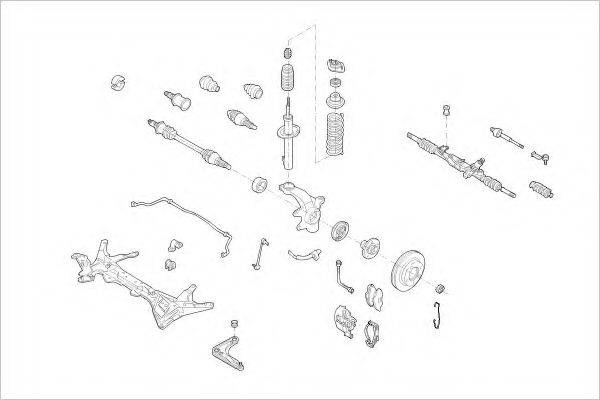 DELPHI FORD05176F Підвіска колеса