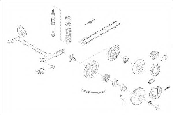 DELPHI FORD05188R Підвіска колеса