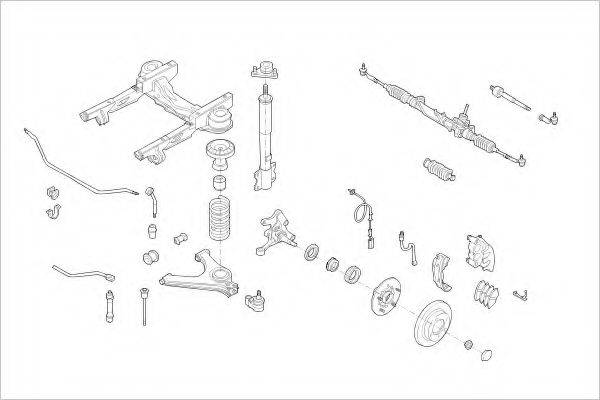 DELPHI FORD07468F Підвіска колеса