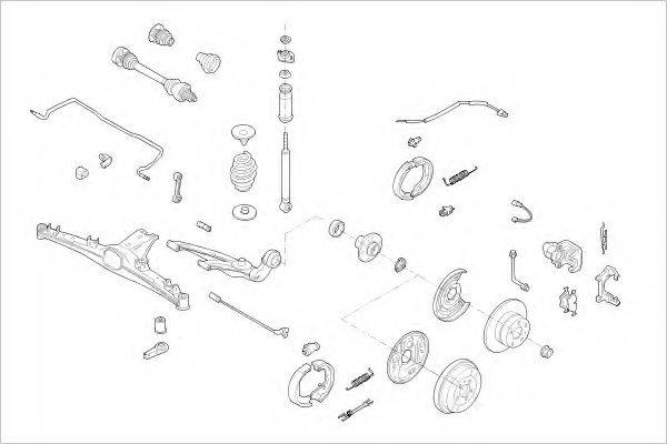 DELPHI BMW09201R Підвіска колеса