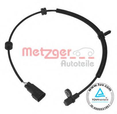 METZGER 0900023 Датчик, частота обертання колеса