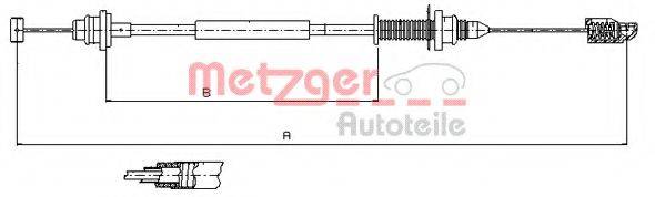 METZGER 100390 Тросик газу