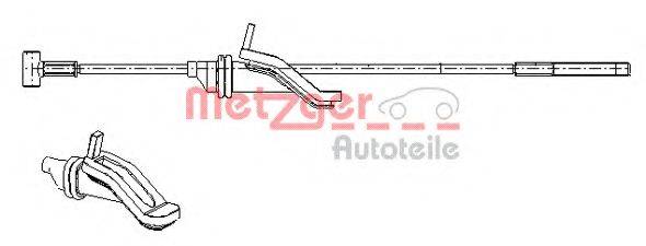 METZGER 170686 Трос, стоянкова гальмівна система