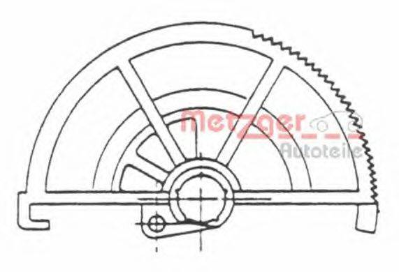 METZGER 5F205 Ремкомплект, автоматичне регулювання