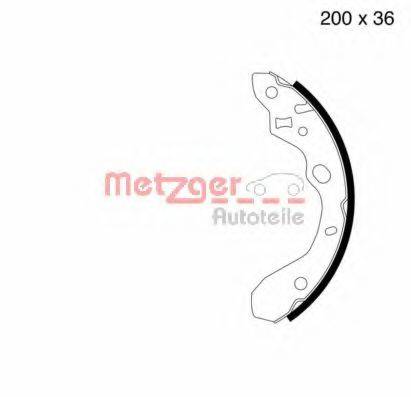 METZGER MG800 Комплект гальмівних колодок