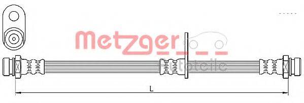 METZGER 4110638 Гальмівний шланг