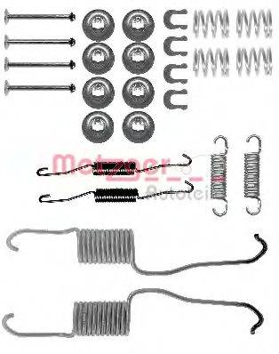 METZGER 1050886 Комплектуючі, гальмівна колодка