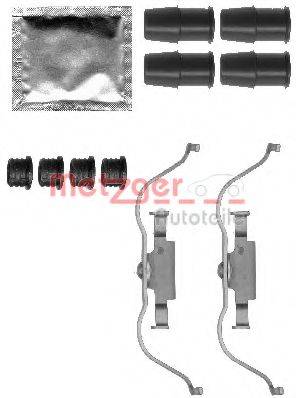 METZGER 1091790 Комплектуючі, колодки дискового гальма