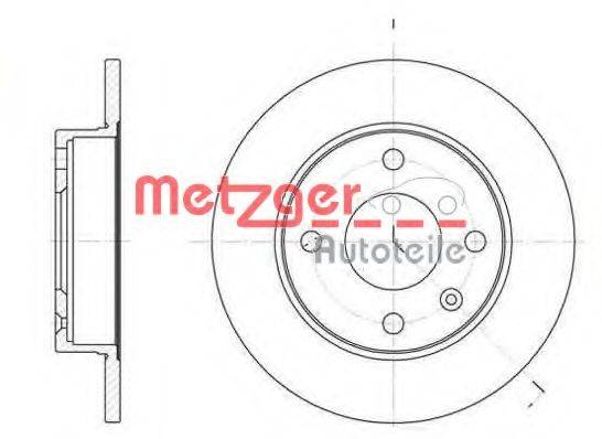 METZGER 609400 гальмівний диск