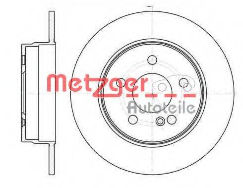 METZGER 6106900 гальмівний диск