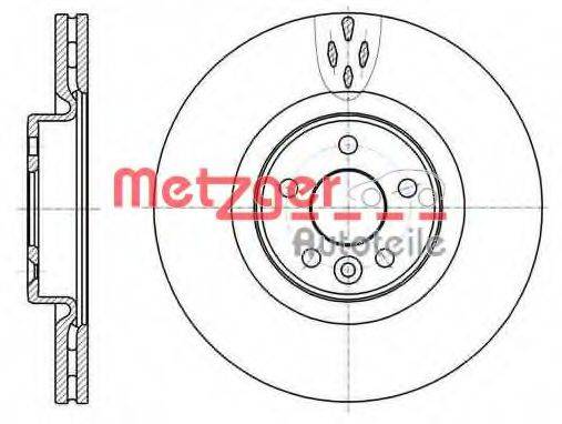 METZGER 6130410 гальмівний диск