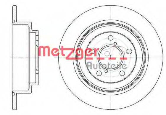 METZGER 639800 гальмівний диск